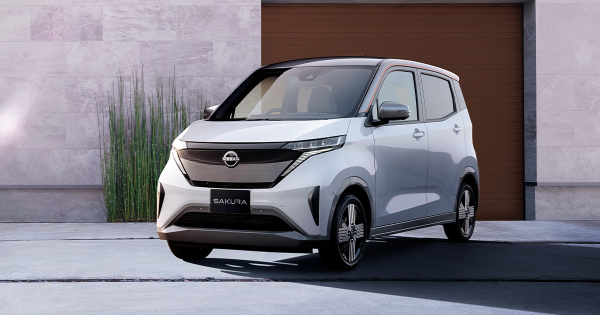 「リーフ」で先行し「サクラ＝写真」がヒットした日産だが、EV世界販売ではベスト20にも入らない